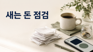 새는 돈 점검