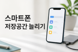 스마트폰 저장공간 늘리기|사진·앱·카카오톡 용량 정리 방법 3 스마트폰 저장공간 늘리기