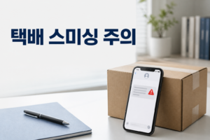택배 스미싱 문자 구별법|링크 클릭·악성 앱 설치 시 대처방법 5 택배스미싱